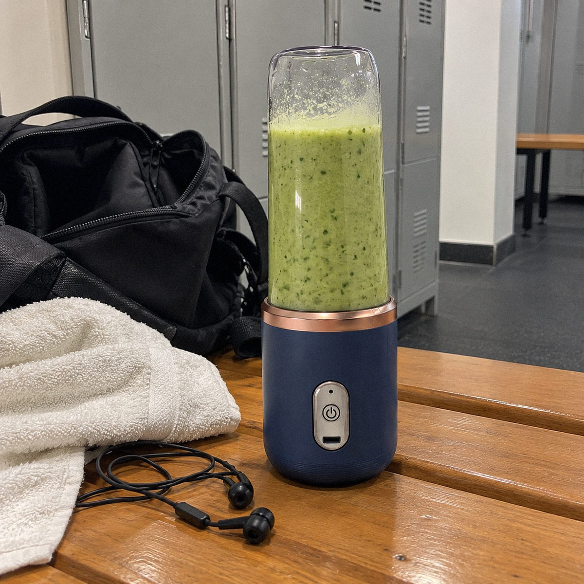 Vitamina · Liquidificador portátil recarregável (no dia a dia)