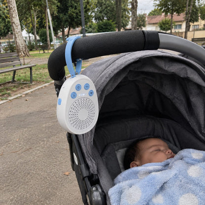 Soninho · Máquina de ruído branco portátil (no dia a dia)