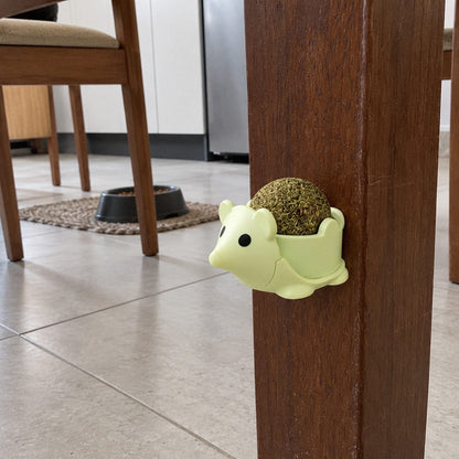 Ouriço · Bola de catnip de parede (no dia a dia)