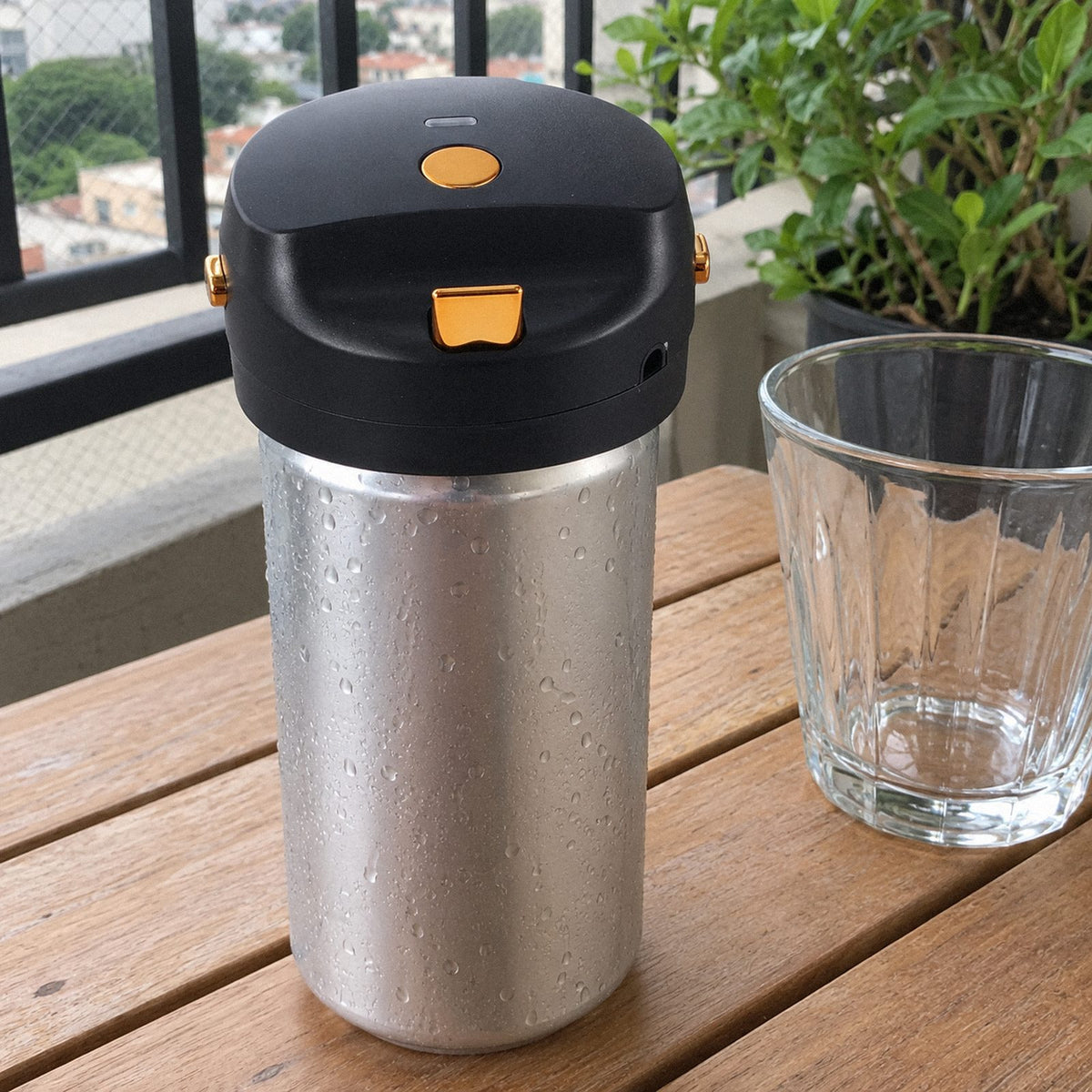 Colarinho · Espumador ultrassônico pra cerveja em lata