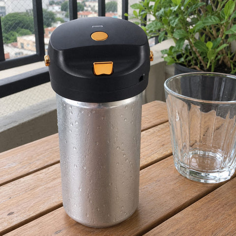 Colarinho · Espumador ultrassônico pra cerveja em lata