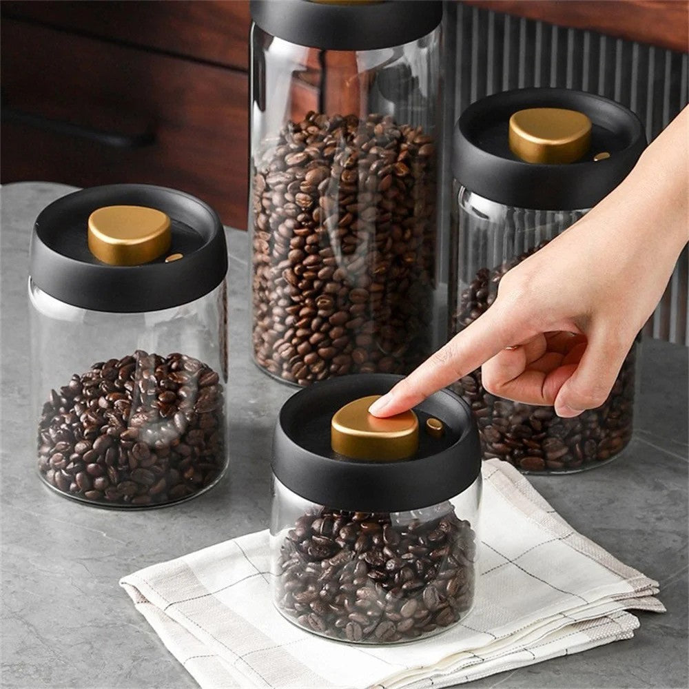Aroma · Pote de café a vácuo