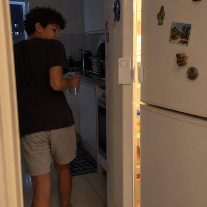 Fecha · Alarme de porta da geladeira (em uso)