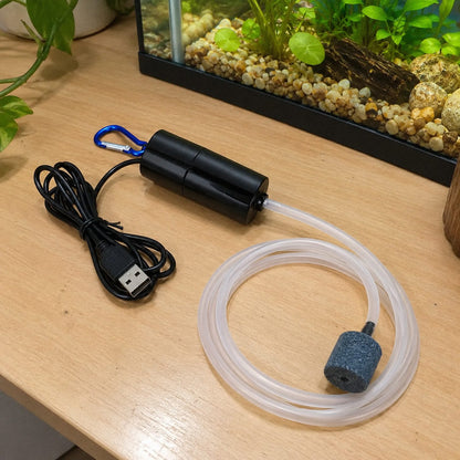 Bolha · Bomba de oxigênio USB pra aquário