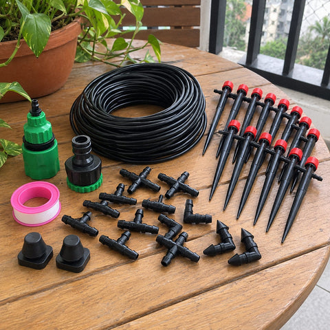 Rega · Kit de rega por gotejamento